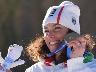 Talianska lyžiarka Federica Brignoneová.