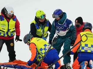 Mathilde Gremaudová po páde.