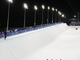 Súťaž U-rampy na zimných olympijských hrách Miláno - Cortina 2026 v Livigne (ilustračná fotografia).