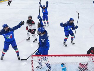 Radosť talianskych hokejistiek