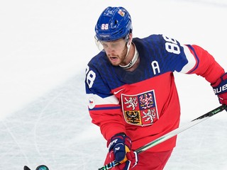 David Pastrňák na ZOH 2026