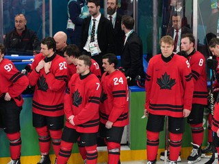 Smutní kanadskí hokejisti