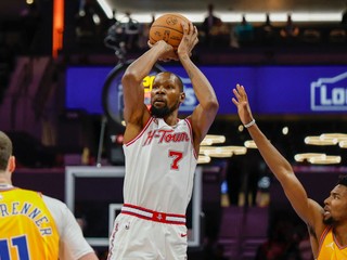 Kevin Durant (7) v drese Houston Rockets.
