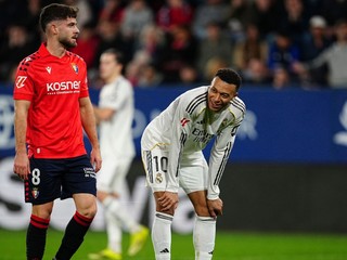 Kylian Mbappé v zápase proti Osasune.