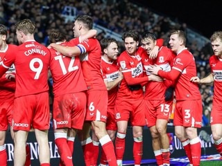 Radosť hráčov Middlesbrough.