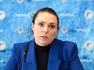 Generálna sekretárka Slovenského futbalového zväzu (SFZ) Ivana Schneebergerová.