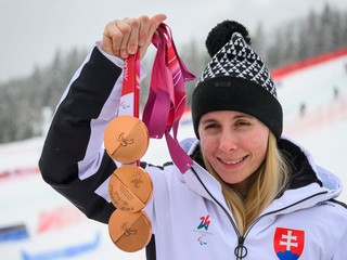 Slovenská paraalpská lyžiarka Alexandra Rexová.