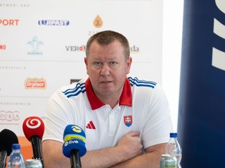 Na snímke šéftréner slovenskej reprezentácie Libor Charfreitag.