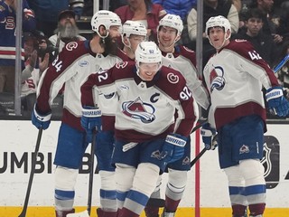 Gabriel Landeskog v zápase NHL.