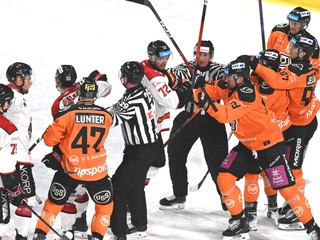 Fotka zo zápasu HC Košice – HC MONACObet Banská Bystrica.