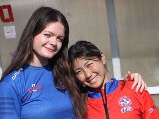 Vpravo nová posila Partizánu Bardejov Misha Koyari.