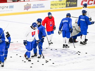 Hokejisti slovenskej hokejovej reprezentácie SR 18.