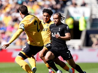 Fotka zo zápasu Wolverhampton - Tottenham.