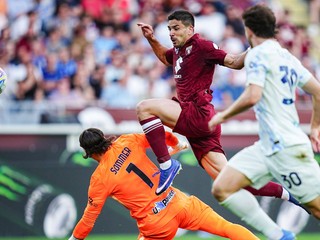 Fotka zo zápasu FC Turín – Inter Miláno.