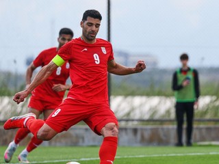 Iránski futbalisti, ilustračná fotografia. 