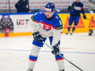 Na snímke Oliver Okuliar (Slovensko) pred zápasom základnej B-skupiny Taliansko - Slovensko.