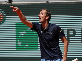 Daniil Medvedev na Roland Garros 2026.