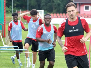 Futbalisti MFK Dukla Banská Bystrica.