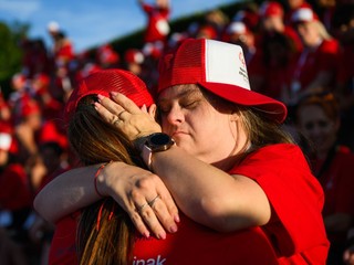 Na snímke otvárací ceremoniál Národných hier Špeciálnych olympiád Slovensko 2026 v Šamoríne.