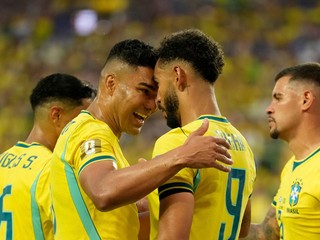 Futbalisti Brazílie počas MS 2026.