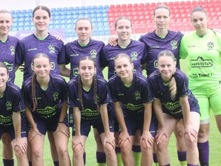 Futbalistky Partizán Bardejov.