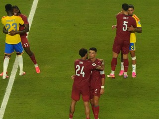 Fotka po zápase Kolumbia - Portugalsko na MS vo futbale 2026.