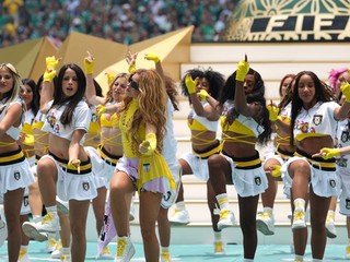 Shakira počas otváracieho ceremoniálu MS 2026.