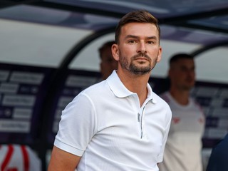 Tréner Michal Gašparík.
