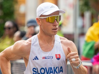 Na snímke slovenský reprezentant v chôdzi Michal Morvay.