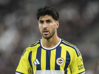 Hráč Marco Asensio z Fenerbahce Istanbul počas odvety 3. predkola Ligy majstrov vo futbale Sturm Graz – Fenerbahce Istanbul.