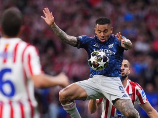 Gabriel Jesus v drese Arsenalu.