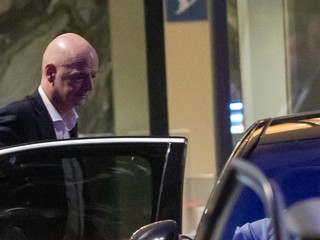 Na snímke prezident Medzinárodnej futbalovej federácie (FIFA) Gianni Infantino.