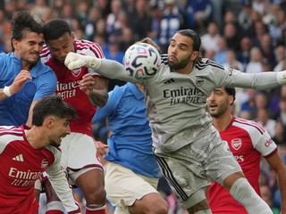 David Raya, brankár Arsenalu.