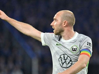 Na archívnej snímke z 25. mája 2026 hráč Wolfsburgu Christian Eriksen.