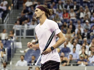 Alexander Zverev vo štvrťfinále na US Open 2026.