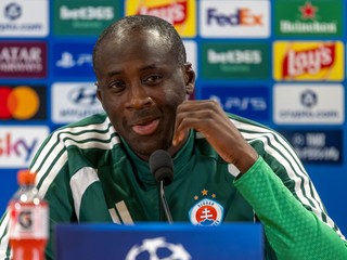Tréner ŠK Slovan Bratislava Yaya Touré.
