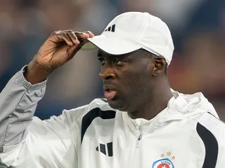 Tréner Slovana Yaya Touré.
