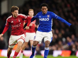 Fotka zo zápasu Ipswich - Nottingham Forest.