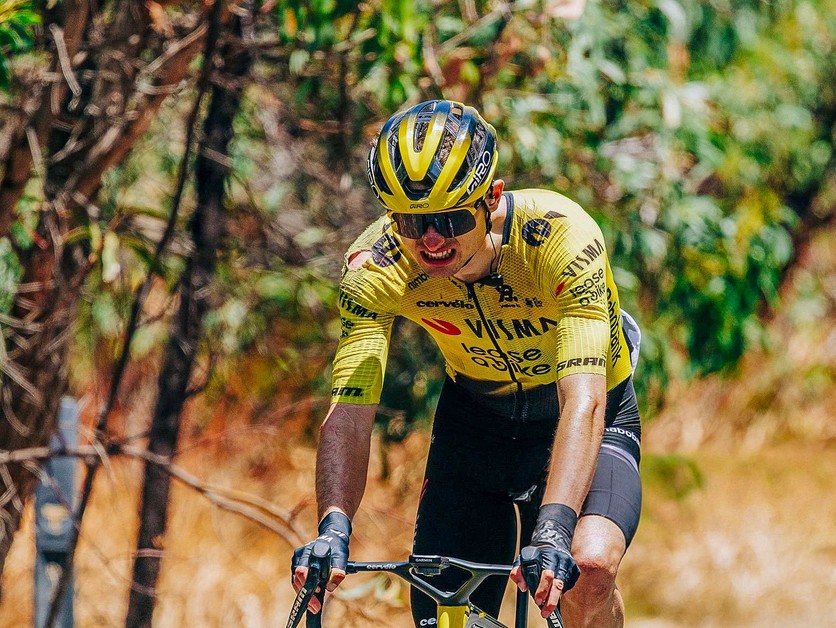 Menno Huising počas Tour Down Under 2026.