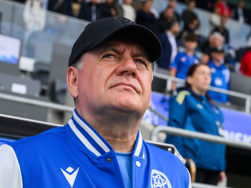 Na snímke tréner slovenskej futbalovej reprezentácie Vladimír Weiss st.