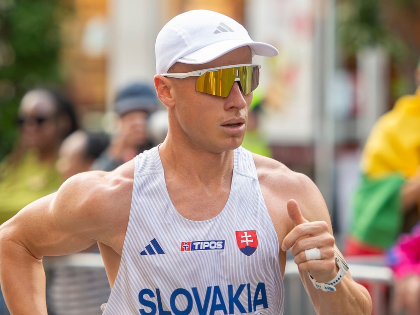 Na snímke slovenský reprezentant v chôdzi Michal Morvay.