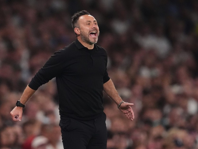 Tréner Tottenhamu Hotspur Roberto De Zerbi.