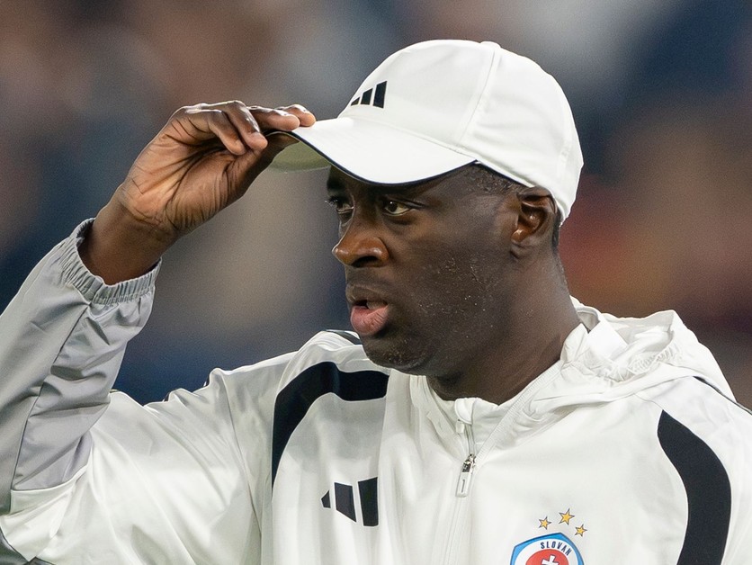 Tréner Slovana Yaya Touré.
