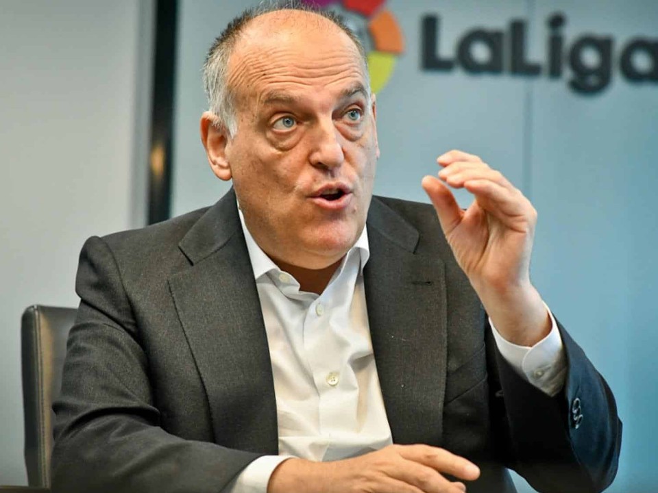 Šéf La Ligy Javier Tebas. 