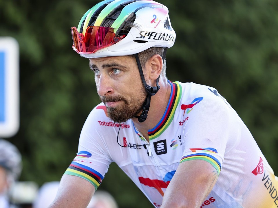 Slovenský cyklista Peter Sagan počas Tour de France 2023.
