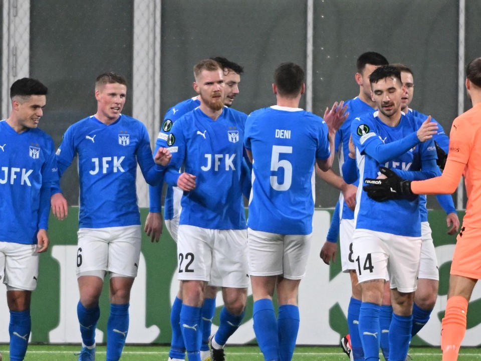 Futbalisti KÍ Klaksvík.