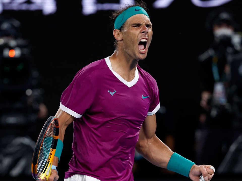 Španielsky tenista Rafael Nadal počas Australian Open 2022.