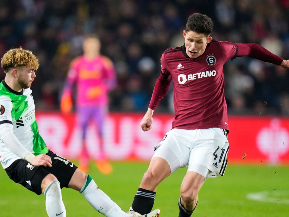 Český futbalový reprezentant Martin Vitík (vpravo).