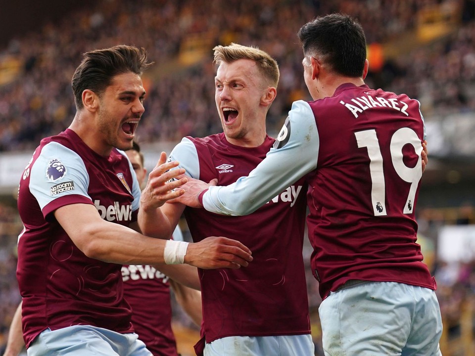 Radosť hráčov West Ham United