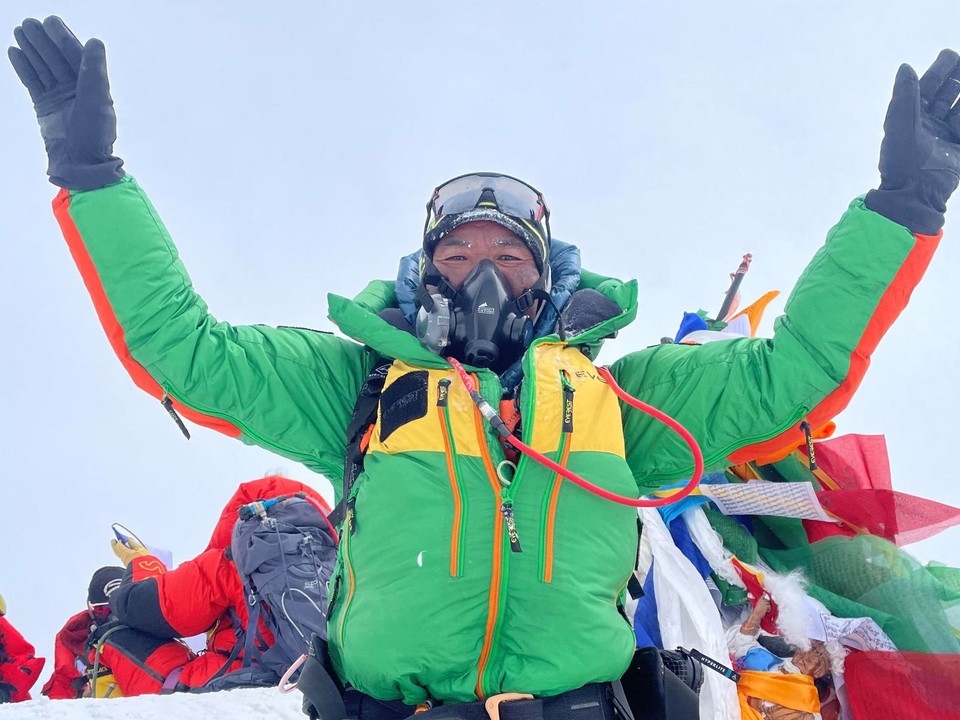 Nepálsky horolezec Kami Rita 